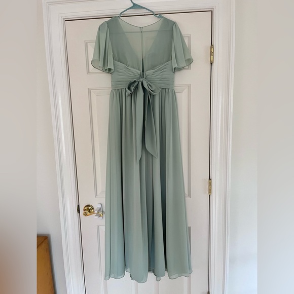 Azazie Dresses & Skirts - Azazie Verna Maternity Bridesmaid Dress, Agave